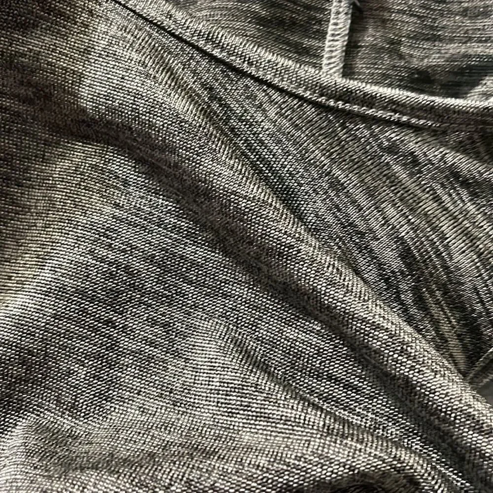 Rag & Bone Racerback Tank Gray Shiny Sheer S
